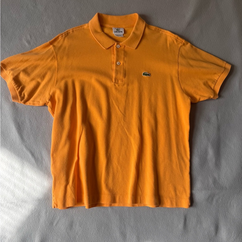 Lacoste Orange Polo Shirt
